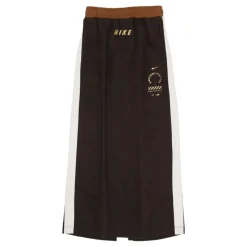 Ademende Jersey Lange Rok in Bruin