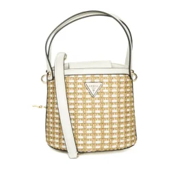 Atalia Raffia Mini Bucket Bag