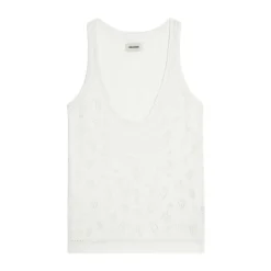 Bandana-Motief Gebreide Tanktop