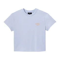 Bedruikt T-shirt met ronde hals