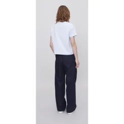 Bedruikt T-shirt met ronde hals