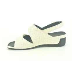 Beige Gevlochten Sandaal