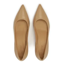 Beige lage stiletto pumps.Dit product valt klein uit.