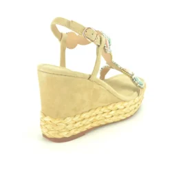 Beige Sand Kleurrijke Strepen Spike