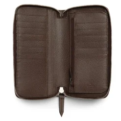 Bi-color Zip Around Wallet