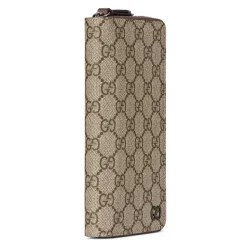Bi-color Zip Around Wallet