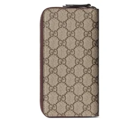 Bi-color Zip Around Wallet
