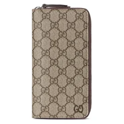 Bi-color Zip Around Wallet