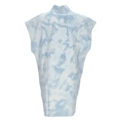 Blauw Tie-Dye Jersey Jurk