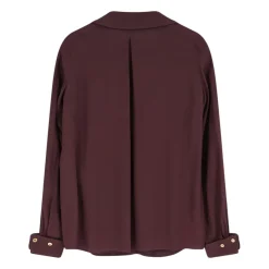 Blouse met puntkraag