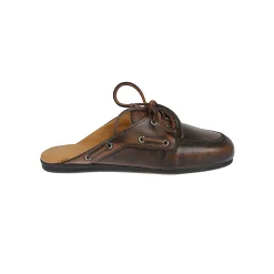 Boat Loafer Leren Mules