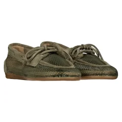 Boat Loafer Mesh - Suede