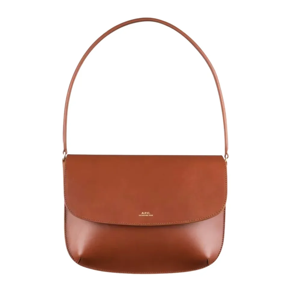 BOLSO A.P.C. KLEUR NOISETTE