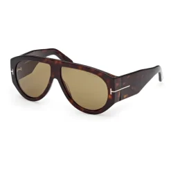 BRONSON Zonnebril Donker Havana/Groen