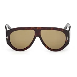 BRONSON Zonnebril Donker Havana/Groen