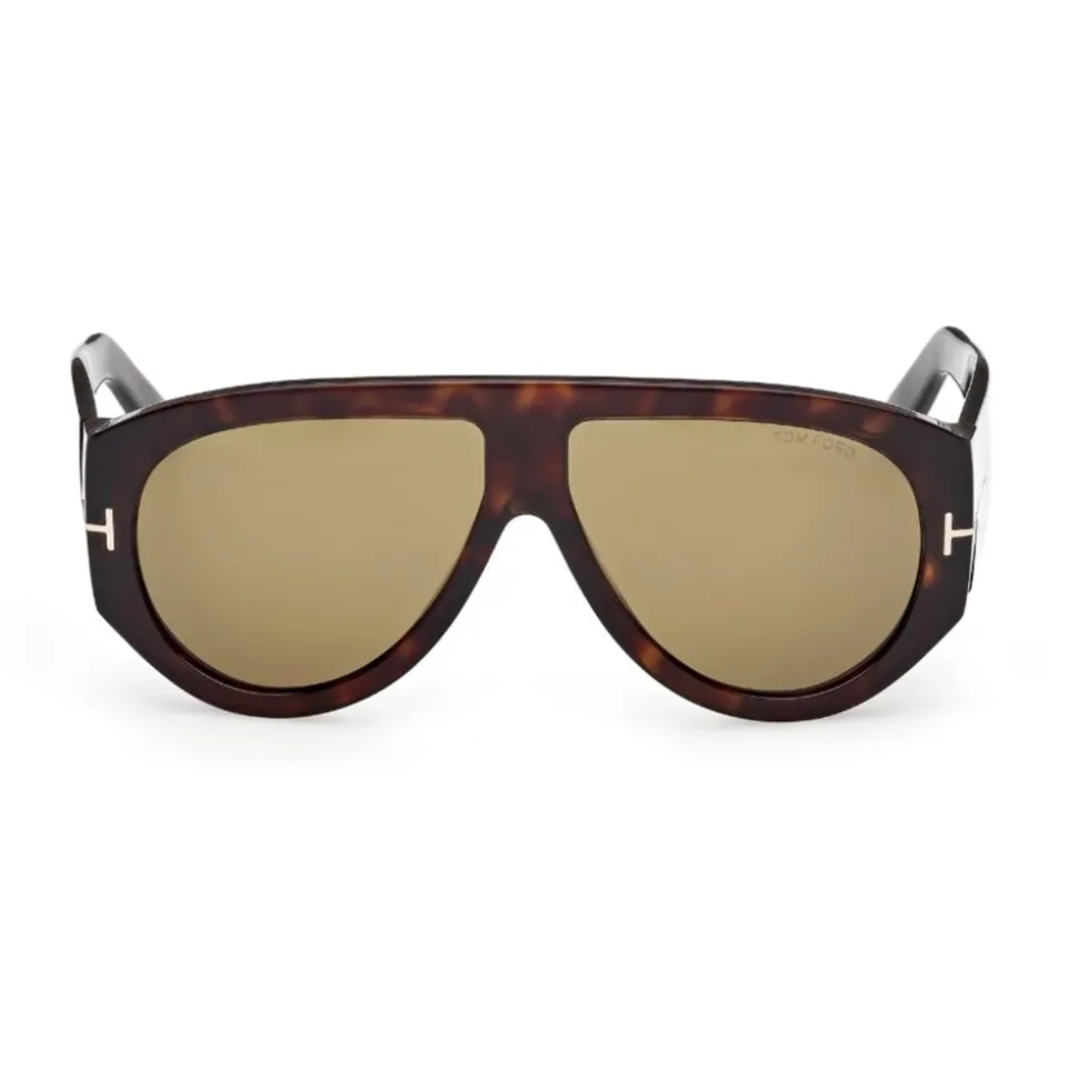 BRONSON Zonnebril Donker Havana/Groen