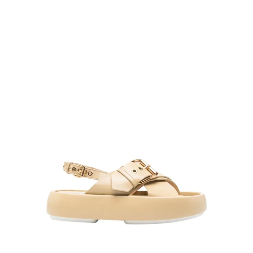 Bulle Criss Cross Buckle Sandals