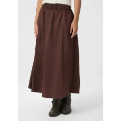 Chocoladebruine Poplin Overhemd