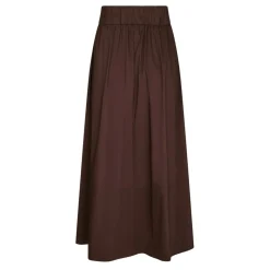 Chocoladebruine Poplin Overhemd