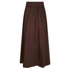Chocoladebruine Poplin Overhemd