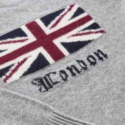 City Sweater - London Intarsia grijs