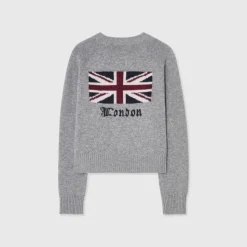 City Sweater - London Intarsia grijs