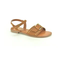 Cognac suède Sand.+ studs
