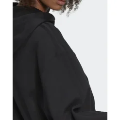 Cropped Hoodie met Kantdetails