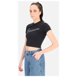 Cropped Swoosh T-shirt
