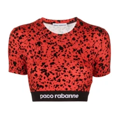 Crop Top met Verfspatten