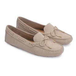 Dames comfortabele en tijdloze nubuck mocassins