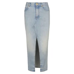 Denim midi rok