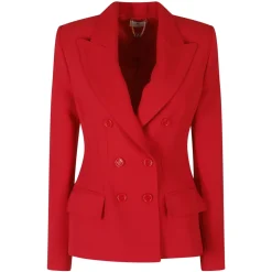 Dubbelrijige blazer met reverskraag
