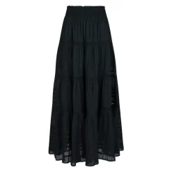 Elegante Kant Rok Navy