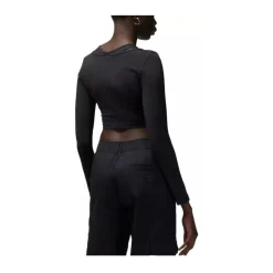Flight Cropped Lange Mouwen T-Shirt