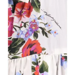 Flower Bouquet Poplin Lange Rok