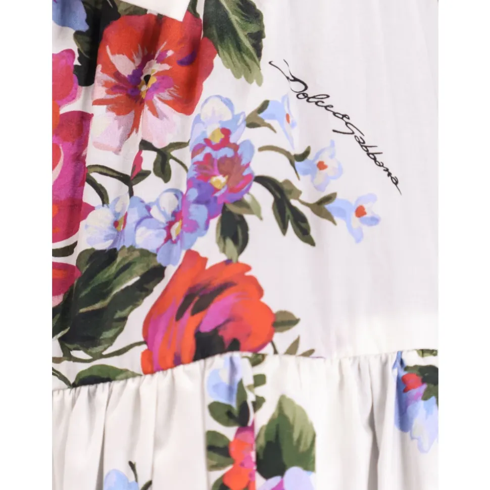 Flower Bouquet Poplin Lange Rok