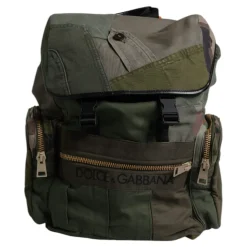 Groene Patchwork Reisrugzak