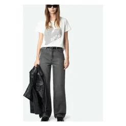 High-Rise Straight Jeans