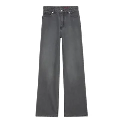 High-Rise Straight Jeans