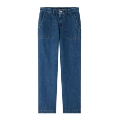 High-rise Straight Jeans