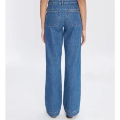 High-rise Straight Jeans