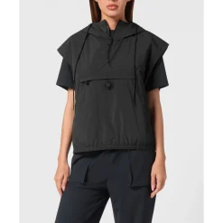 Hooded Vest met Rits en Zakken