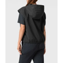 Hooded Vest met Rits en Zakken