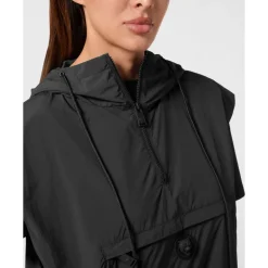 Hooded Vest met Rits en Zakken