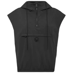 Hooded Vest met Rits en Zakken