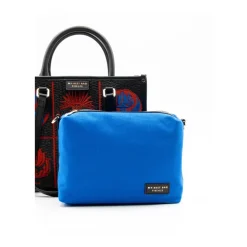 Kleine Stoffen en Leren Tas