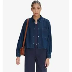 Korte Denim Overshirt