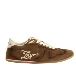 Lage leren sneakers