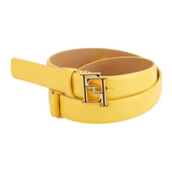 Leren Riem met Logo Gesp